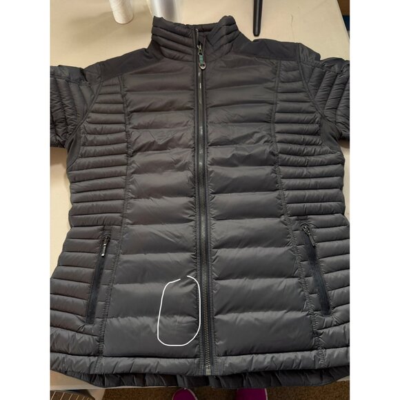 Kuhl Spyfire Jacket Thermal  800 goose down W's L Gray Puffer MSRP$259 - Picture 9 of 17